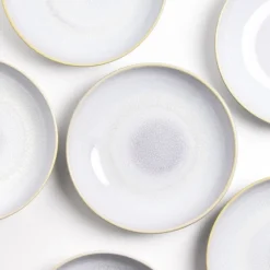 Assiettes Creuses|Céladon Paris Assiette creuse | Blanc nacré