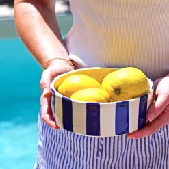 Assiettes Creuses|Céladon Paris Assiette creuse | Bleu Linhas