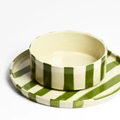 Assiettes Creuses|Céladon Paris Assiette creuse | Vert Linhas