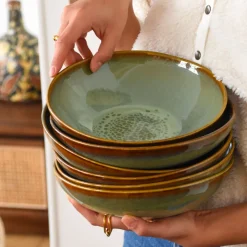 Assiettes Creuses|Céladon Paris Assiette creuse | Vert rivage