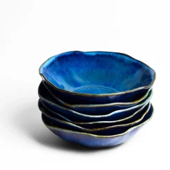 Assiettes Creuses|Céladon Paris Assiette creuse Onda | Bleu abyssal