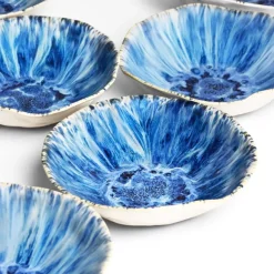 Assiettes Creuses|Céladon Paris Assiette creuse Onda | Bleu écume