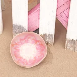 Assiettes Creuses|Céladon Paris Assiette creuse Onda | Rose anémone