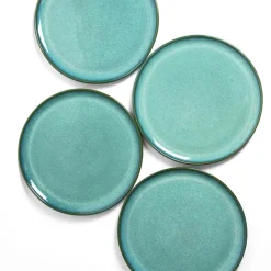 Plats Et Saladiers|Assiettes Plates|Céladon Paris Assiette de présentation | Vert turquoise