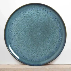 Plats Et Saladiers|Assiettes Plates|Céladon Paris Assiette de présentation | Bleu marin