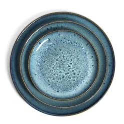 Plats Et Saladiers|Assiettes Plates|Céladon Paris Assiette de présentation | Bleu marin