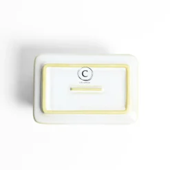 Beurriers & Coquetiers|Céladon Paris Beurrier | Blanc nacré