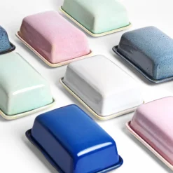 Beurriers & Coquetiers|Céladon Paris Beurrier | Bleu majestueux