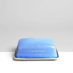Beurriers & Coquetiers|Céladon Paris Beurrier | Bleu minéral
