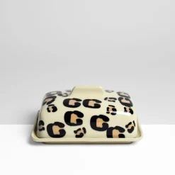 Beurriers & Coquetiers|Céladon Paris Beurrier | Léopard