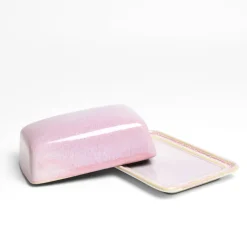 Beurriers & Coquetiers|Céladon Paris Beurrier | Rose minéral
