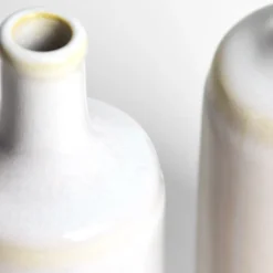 Bouteilles D'Huile|Céladon Paris Bouteille d'huile | Blanc nacré