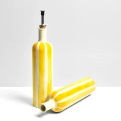Bouteilles D'Huile|Céladon Paris Bouteille d'huile | Jaune Linhas