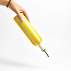 Bouteilles D'Huile|Céladon Paris Bouteille d'huile | Jaune Linhas