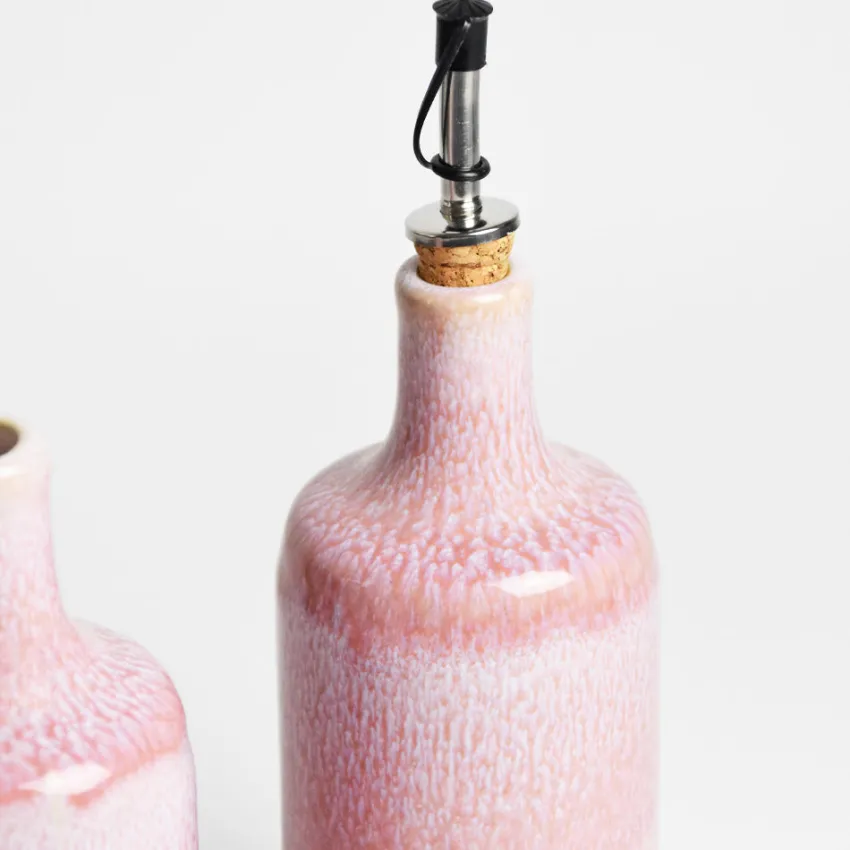 Bouteilles D'Huile|Céladon Paris Bouteille d'huile | Rose minéral