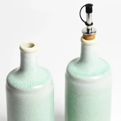 Bouteilles D'Huile|Céladon Paris Bouteille d'huile | Vert minéral