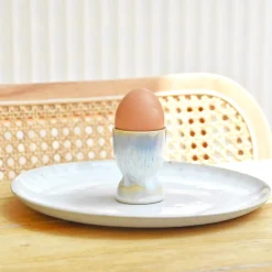 Beurriers & Coquetiers|Céladon Paris Coquetier | Blanc glacier