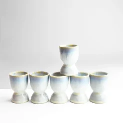 Beurriers & Coquetiers|Céladon Paris Coquetier | Blanc glacier