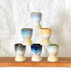 Beurriers & Coquetiers|Céladon Paris Coquetier | Blanc glacier