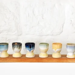 Beurriers & Coquetiers|Céladon Paris Coquetier | Bleu mer