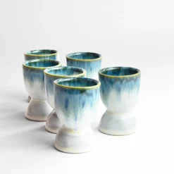 Beurriers & Coquetiers|Céladon Paris Coquetier | Vert de mer