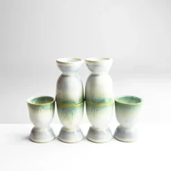 Beurriers & Coquetiers|Céladon Paris Coquetier | Vert lumineux