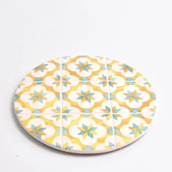 Dessous De Plat|Céladon Paris Dessous de plat | Jaune & Vert Azulejos
