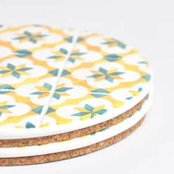 Dessous De Plat|Céladon Paris Dessous de plat | Jaune & Vert Azulejos