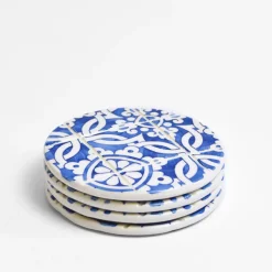 Dessous De Verre|Céladon Paris Dessous de verre | Bleu Azulejos