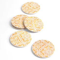 Dessous De Verre|Céladon Paris Dessous de verre | Jaune Azulejos