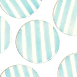 Dessous De Verre|Céladon Paris Dessous de verre | Vert d'eau Linhas