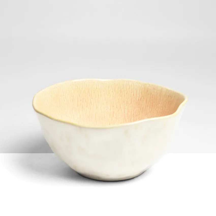 Bols|Céladon Paris Grand bol Onda | Corail doré