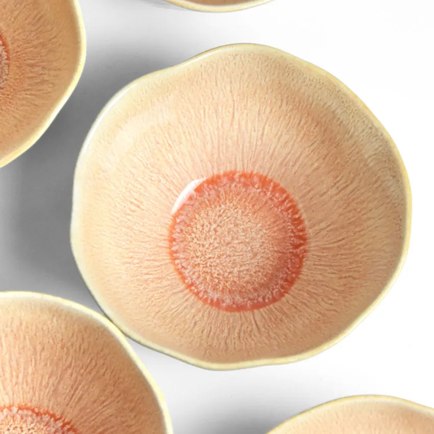 Bols|Céladon Paris Grand bol Onda | Corail doré