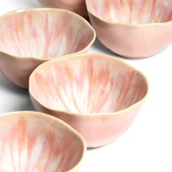 Bols|Céladon Paris Grand bol Onda | Rose anémone