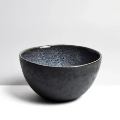 Bols|Céladon Paris Grand bol rond | Noir écume