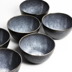 Bols|Céladon Paris Grand bol rond | Noir écume