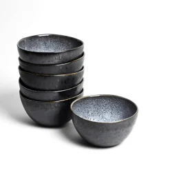 Bols|Céladon Paris Grand bol rond | Noir écume