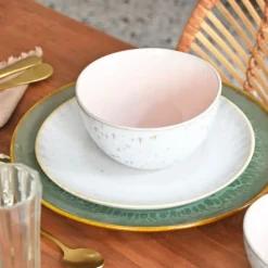 Bols|Céladon Paris Grand bol rond | Rose bohême