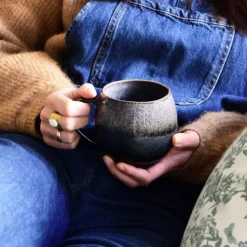 Bar À Mugs|Céladon Paris Grand Mug | Noir écume