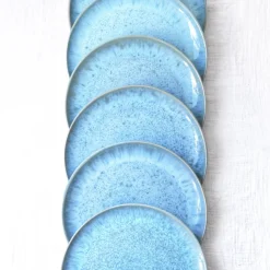 Assiettes Plates|Céladon Paris Grande assiette | Bleu água