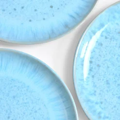 Assiettes Plates|Céladon Paris Grande assiette | Bleu água