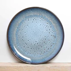 Assiettes Plates|Céladon Paris Grande assiette | Bleu marin