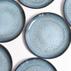 Assiettes Plates|Céladon Paris Grande assiette | Bleu marin