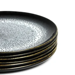 Assiettes Plates|Céladon Paris Grande assiette | Noir écume
