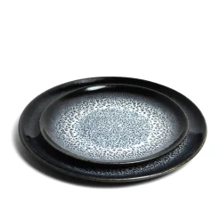 Assiettes Plates|Céladon Paris Grande assiette | Noir écume