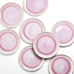 Assiettes Plates|Céladon Paris Grande assiette | Rose minéral