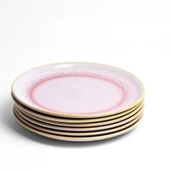Assiettes Plates|Céladon Paris Grande assiette | Rose minéral