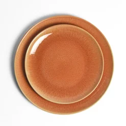 Assiettes Plates|Céladon Paris Grande assiette | Terracotta sienna