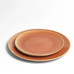 Assiettes Plates|Céladon Paris Grande assiette | Terracotta sienna
