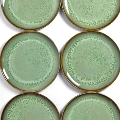 Assiettes Plates|Céladon Paris Grande assiette | Vert rivage